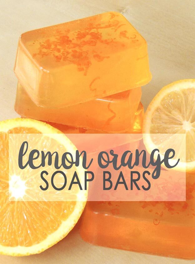 How to Make Homemade Soap Bars for Beginners - Lemon Orange Soap Recipe - Easy Soaps To Make At Home Without Lye - Craft Ideas for Kids and Teens to Make - DIY Soap with Essential Oils - Craft Ideas on A Budget #cheapcrafts #howtomakesoap #easydiy
