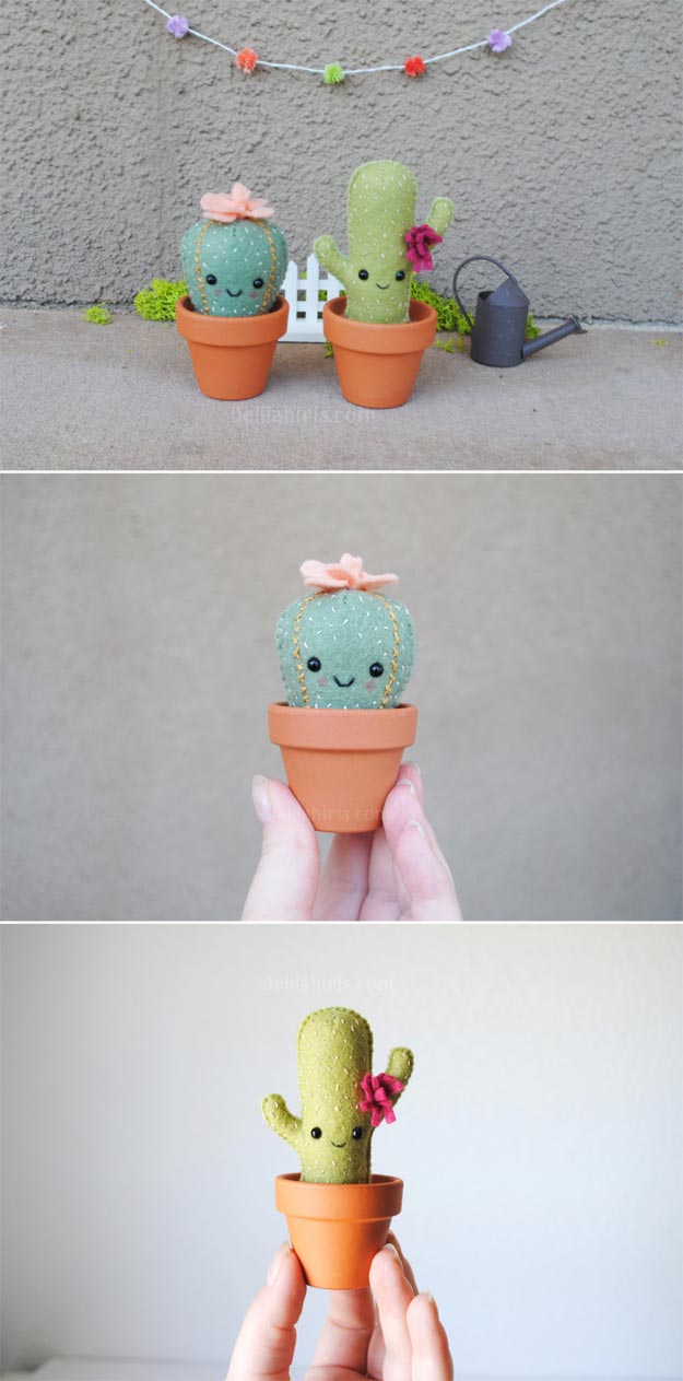 Cactus Party Decor - DIY Cactus Plush - Paper Cactus Crafts - Outdoor Cactus Decorations - DIY Crafts for Room Decor - Homemade Craft Ideas - Cactus Wall - 5 Minute Cactus Crafts #teencrafts #diyideas #cactuscrafts