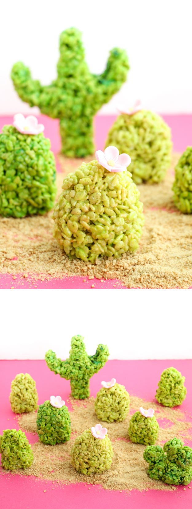 Easy Cactus Craft - Cactus Rice Crispy Treats - Homemade Cactus Party Idea - Cactus Craft for Room - Crafts to do With Kids - Cute and Easy Crafts - Quick Crafts to Make at Home #diycrafts #makeandsell #cactusdecor