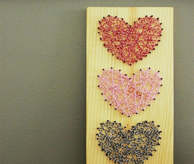 How to Make String Art Patterns, Letters - DIY Bakers Twine String Art - String Art for Beginners, Kids, Adults, Teens - String Art Ideas, Materials - Cool Wall Art Ideas and Creative Room Decor - Inexpensive DIY Gifts and Craft Projects - Crafty Idea for Teens and Teenagers to Make For Bedroom - Step by Step Craft Tutorials