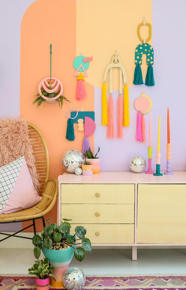 DIY Wall Decor Ideas for Teens, Adults, Kids - Cute DIY Wall Hangings - DIY Room Wall Decor on A Budget - How to Make Wall Art and Decor - DIY Ideas for the Home - Cute Crafts to Decorate Your Room - Cheap Craft Ideas - #teencrafts #diyideas #diywalldecor