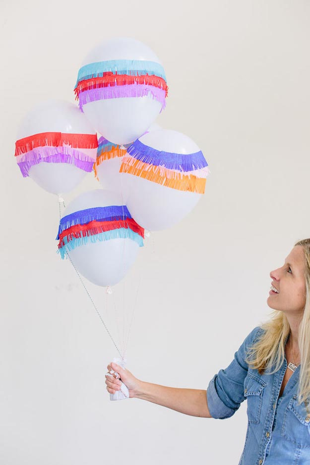 Easy Balloon Decorations - DIY Pinata Balloons - Fun Things to Do With Balloons at Home - Balloon Decor Ideas - Quick and Easy DIY Crafts - Teen Crafts - DIY Home Decor Crafts - Simple Cheap Party Decorating Ideas for Adults #teencrafts #diyhomedecor #partydecor