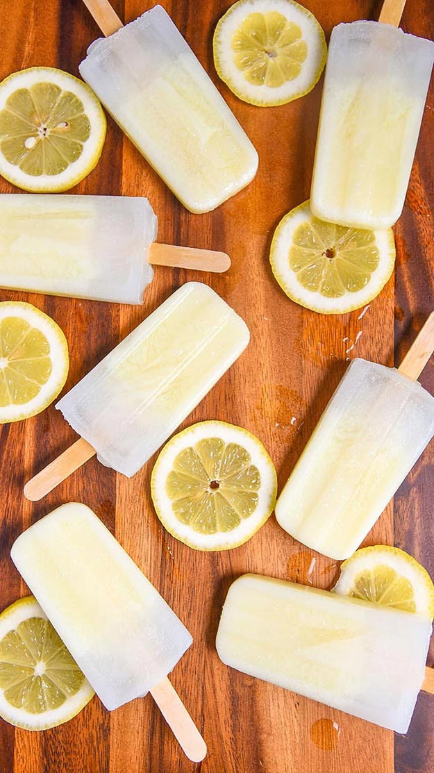 Cool and Easy Dessert Recipes For Teens to Make at Home - Lemonade Popsicle Recipe - Fun Desserts to Make With Chocolate, Fruit, Whipped Cream, Low Sugar, and Banana - Cake, Cookies, Pie, Ice Cream Shakes and Pops Made With Healthy Ingredients and Food You Love - Quick Recipe Ideas for No Bake and 5 Minute Dessert At Home #teencrafts #easyrecipes #dessertideas