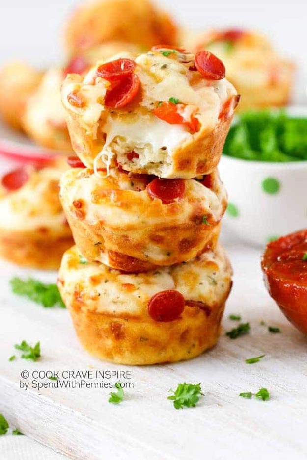 Easy Healthy Lunch Ideas - How to Make Pizza Puffs - School Lunch Box Ideas - Cheap Lunch Meal Prep for Work - How to Make the Best School Lunch - Meal Recipes To Go - Recipes for Lunch At Home #easylunchideas #healthylunches #lunchrecipes