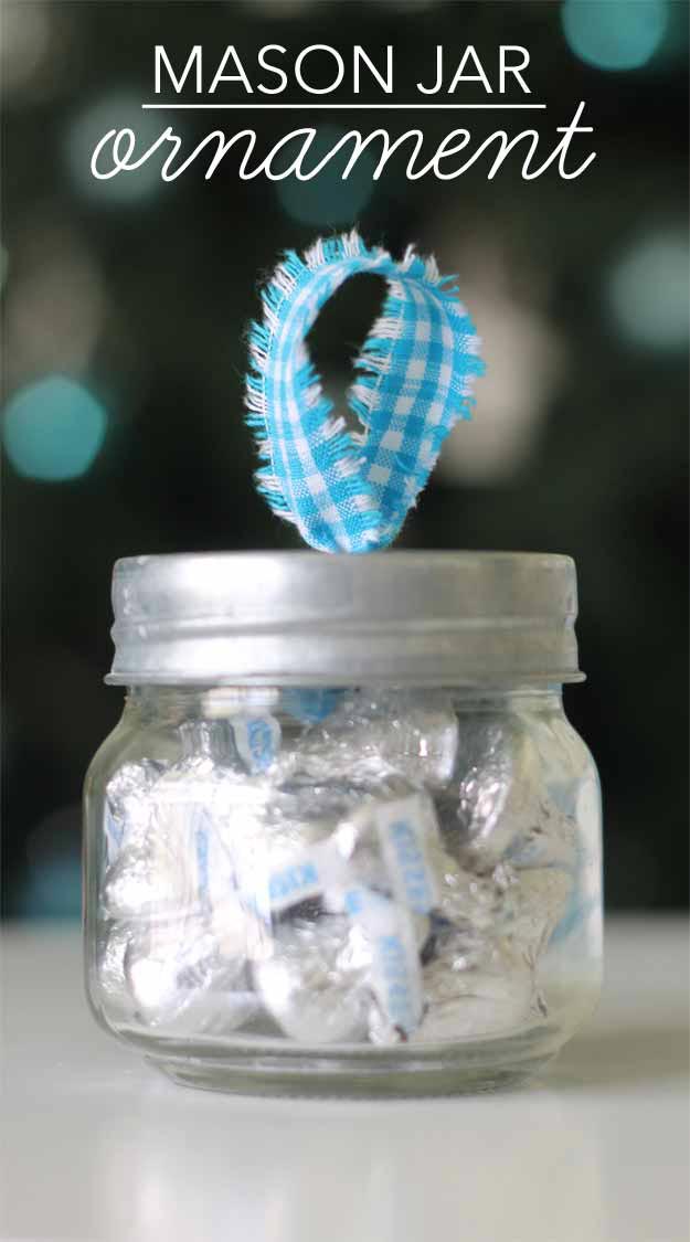DIY Gifts for Teens and Adults - DIY Mason Jar Ornament - Creative Gifts in a Jar - Mason Jar Gifts for Friends, Boyfriend, Bestfriend, Brother, Dad - DIY Gift Ideas - Handmade Gift Ideas - Step by Step Craft Tutorials