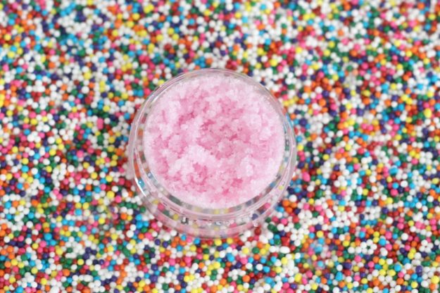 Lush Copycat Recipes - How to Make Lush Bubblegum Lip Scrub - DIY Lush Inspired Bubblegum Lip Scrub Recipe - DIY Lush Inspired Copycats and Dupes - How to Make Do It Yourself Lush Products like Homemade Bath Bombs, Face Masks, Lip Scrub, Bubble Bars, Dry Shampoo and Hair Conditioner, Shower Jelly, Lotion, Soap, Toner and Moisturizer. Tutorials Inspired by Ocean Salt, Buffy, Dark Angels, Rub Rub Rub, Big, Dream Cream and More - Teens and Teenager Crafts #teencrafts #lush #diyideas