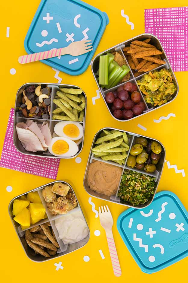 Easy Healthy Lunch Ideas - Healthy Bento Box Lunch Ideas - School Lunch Box Ideas - Cheap Lunch Meal Prep for Work - How to Make the Best School Lunch - Meal Recipes To Go - Recipes for Lunch At Home #easylunchideas #healthylunches #lunchrecipes