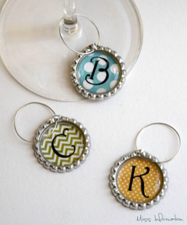 Crafts To Make and Sell For Teens - DIY Bottle Cap Wine Charm Tutorial - How to Make Wine Charms - Cute DIY Wine Charms - Easy Craft Project Ideas To Make for Selling On Etsy and Online - Cool Ideas and DIY Ideas You Can Sell On Etsy - Fun and Cheap Do It Yourself Projects for Teenagers to Make Extra Money This Summer #teencrafts #craftstomakeandsell #diyideas