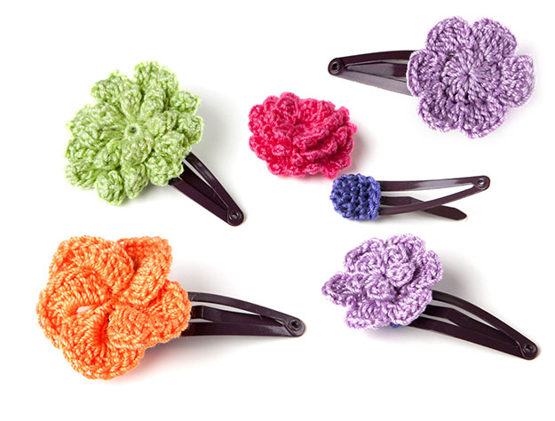 Crafts To Make and Sell For Teens - DIY Crochet Hair Clip Tutorial - How to Crochet a Hair Clip - Easy Craft Project Ideas To Make for Selling On Etsy and Online - Cool Ideas and DIY Ideas You Can Sell On Etsy - Fun and Cheap Do It Yourself Projects for Teenagers to Make Extra Money This Summer #teencrafts #craftstomakeandsell #diyideas