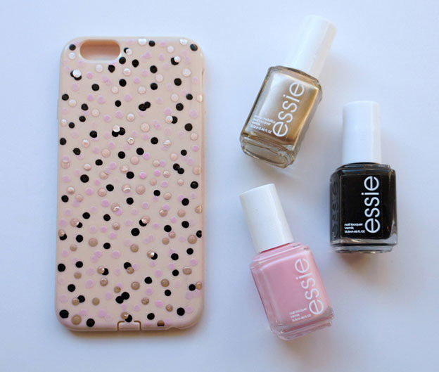 Crafts To Make and Sell For Teens - DIY Confetti Dot Phone Case Tutorial - DIY Nail Polish Phone Case - Easy Craft Project Ideas To Make for Selling On Etsy and Online - Cool Ideas and DIY Ideas You Can Sell On Etsy - Fun and Cheap Do It Yourself Projects for Teenagers to Make Extra Money This Summer #teencrafts #craftstomakeandsell #diyideas