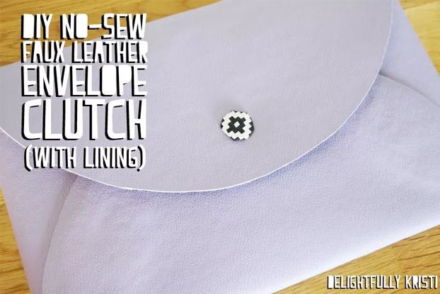 DIY Leather Crafts - How to Make a Leather Envelope Clutch - Crossbody Bag, Wallet, Earrings and Jewelry Making, Projects from Scrap and Faux Leathers - Tutorials for Beginners and for Kids - Western Wear and Fashion, tips for Tools and Free Patterns - Cheap Clothing for Teens to Make - #teencrafts #leathercrafts #diyideas