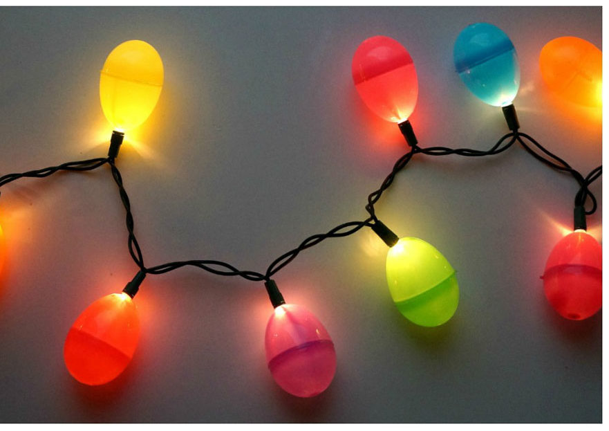 DIY Ideas With String Lights - DIY Easter Egg String Lights Tutorial - Fun String Light Ideas - Easy, Fun, Cool Decor To Make With String Lights - Cheap Room Decor Ideas for Teens, Fun Apartment Lighting Projects and Creative Ways to Decorate Your Bedroom - How To Decorate Teens and Teenagers Bedrooms #teencrafts #diyideas #stringlights