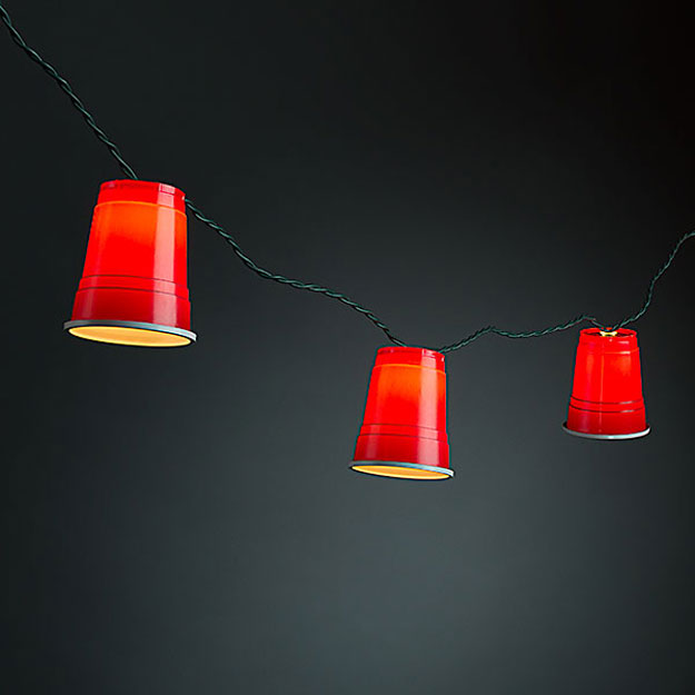 DIY Ideas With String Lights - DIY Solo Cup String Lights Tutorial - Fun String Light Ideas - Easy, Fun, Cool Decor To Make With String Lights - Cheap Room Decor Ideas for Teens, Fun Apartment Lighting Projects and Creative Ways to Decorate Your Bedroom - How To Decorate Teens and Teenagers Bedrooms #teencrafts #diyideas #stringlights