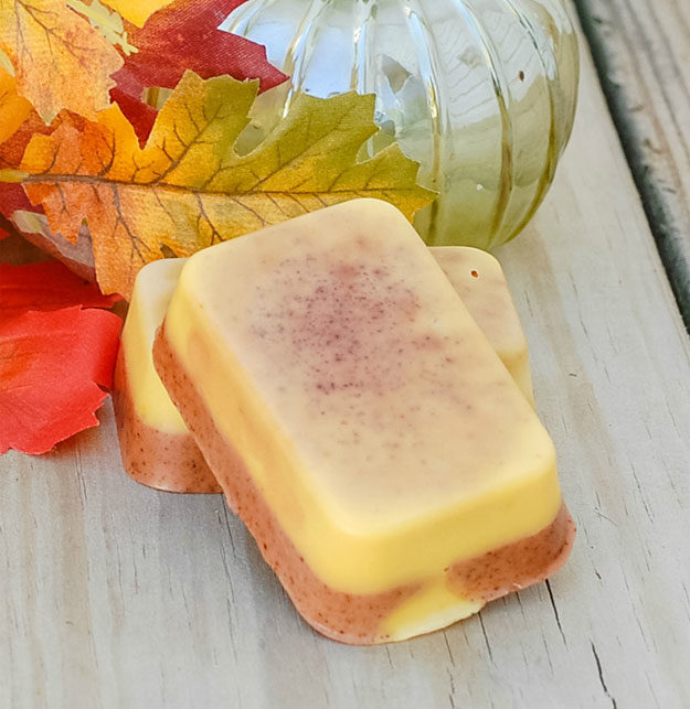 Lush Copycat Recipes - Homemade Pumpkin Spice Goats Milk Soap Recipe - How to Make Pumpkin Spice Soap - DIY Lush Inspired Copycats and Dupes - How to Make Do It Yourself Lush Products like Homemade Bath Bombs, Face Masks, Lip Scrub, Bubble Bars, Dry Shampoo and Hair Conditioner, Shower Jelly, Lotion, Soap, Toner and Moisturizer. Tutorials Inspired by Ocean Salt, Buffy, Dark Angels, Rub Rub Rub, Big, Dream Cream and More - Teens and Teenager Crafts #teencrafts #lush #diyideas