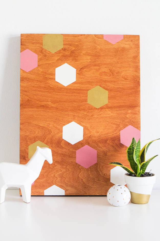 DIY Wall Decor Ideas for Teens, Adults, Kids - Homemade Geometric Wall Art - DIY Room Wall Decor on A Budget - How to Make Wall Art and Decor - DIY Ideas for the Home - Cute Crafts to Decorate Your Room - Cheap Craft Ideas - #teencrafts #diyideas #diywalldecor