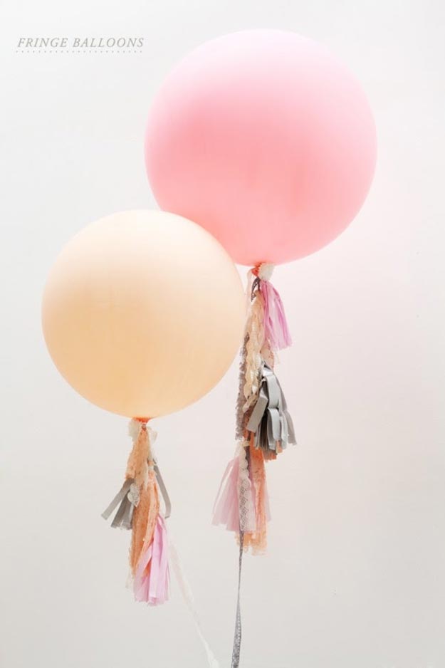 Easy Things to Make with Balloons - DIY Jumbo Streamer Balloons - Balloon Crafts for Kids, Toddlers, Preschoolers - Easy Crafts to Make and Sell - DIY Party Decorations on A Budget - DIY Ideas - DIY Projects for Adults #diycrafts #balloondecor #cheapcrafts