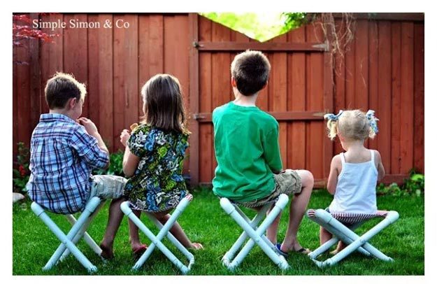 DIY Ideas for Summer - DIY Summer Camp Chairs Tutorial - How to Make PVC Pipe Chairs - Cute Summery Crafts to Make and Sell - DIY Summer Crafts, Projects, Decor for Kids, Tweens, Teens, Adults, Seniors - Ideas to Make for Lake, Pool, Outdoors - Creative Things to Make for Summertime - Teen Crafts and DIY Projects #teencrafts #diyideas #craftideasforsummer
