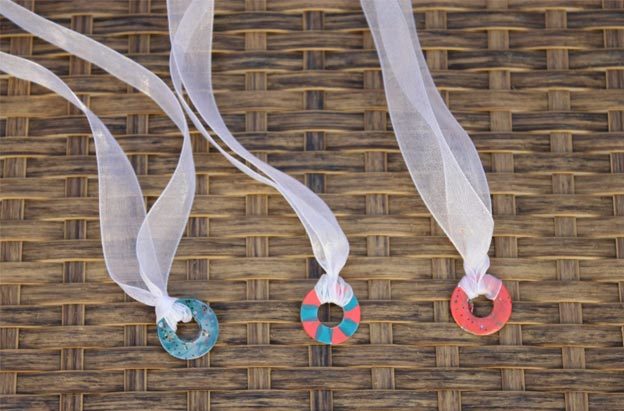Easy Nail Polish Crafts - DIY Painted Washer Jewelry Tutorial - How to Make Painted Washer Jewelry - Easy Craft Projects With Nail Polish - Cheap Do It Yourself Gifts, Fun and Quick Art Ideas To Make for Free - Keys, Phone Case, Paintings, Jewelry, Shoes, Clothing, Accessories and Bedroom Decor Ideas - Creative Things for Teens To Make, Teenagers and Tweens - Cute Dorm Room Decor, Things To Make When You Are Bored #teencrafts #diyideas #cheapcrafts