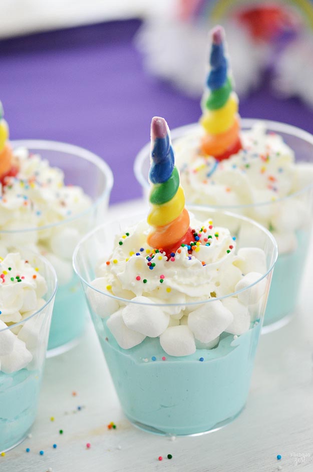 Cool and Easy Dessert Recipes For Teens to Make at Home - How to Make Rainbow Unicorn Dessert Cups - Fun Desserts to Make With Chocolate, Fruit, Whipped Cream, Low Sugar, and Banana - Cake, Cookies, Pie, Ice Cream Shakes and Pops Made With Healthy Ingredients and Food You Love - Quick Recipe Ideas for No Bake and 5 Minute Dessert At Home #teencrafts #easyrecipes #dessertideas