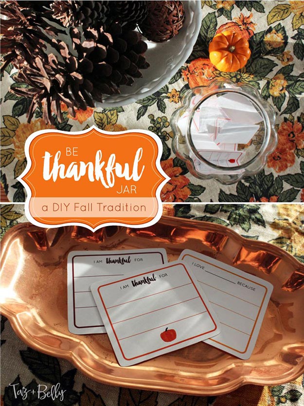 DIY Gifts for Teens and Adults - DIY Be Thankful Jar - Creative Gifts in a Jar - Mason Jar Gifts for Friends, Boyfriend, Bestfriend, Brother, Dad - DIY Gift Ideas - Handmade Gift Ideas - Step by Step Craft Tutorials