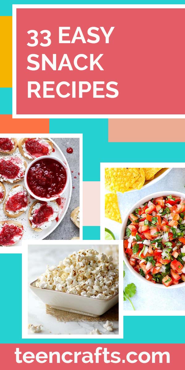 Easy Snack Recipes for Teens - Simple Appetizers and Quick Snacks to Make After School, for Movie Watching and After Workout - Quick Snack Ideas to Make at Home