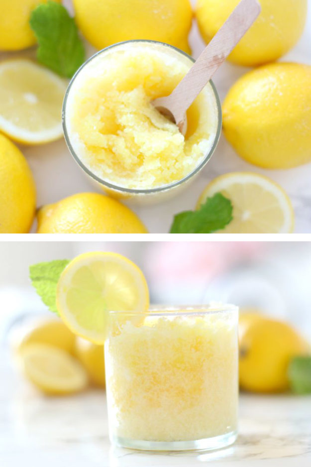 Lush Copycat Recipes - DIY Lemon Mint Sugar Scrub Recipe - DIY Lush Inspired Copycats and Dupes - How to Make Do It Yourself Lush Products like Homemade Bath Bombs, Face Masks, Lip Scrub, Bubble Bars, Dry Shampoo and Hair Conditioner, Shower Jelly, Lotion, Soap, Toner and Moisturizer. Tutorials Inspired by Ocean Salt, Buffy, Dark Angels, Rub Rub Rub, Big, Dream Cream and More - Teens and Teenager Crafts #teencrafts #lush #diyideas