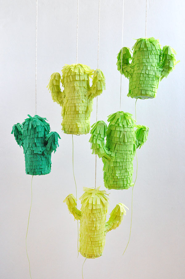 DIY Ideas for Summer - DIY Mini Cactus Pinatas Tutorial - How to Make Cute Pinatas - Cute Summery Crafts to Make and Sell - DIY Summer Crafts, Projects, Decor for Kids, Tweens, Teens, Adults, Seniors - Ideas to Make for Lake, Pool, Outdoors - Creative Things to Make for Summertime - Teen Crafts and DIY Projects #teencrafts #diyideas #craftideasforsummer