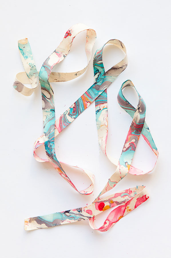 Easy Nail Polish Crafts - DIY Marbleized Ribbon Tutorial - How to Make Marbleized Ribbon - Easy Craft Projects With Nail Polish - Cheap Do It Yourself Gifts, Fun and Quick Art Ideas To Make for Free - Keys, Phone Case, Paintings, Jewelry, Shoes, Clothing, Accessories and Bedroom Decor Ideas - Creative Things for Teens To Make, Teenagers and Tweens - Cute Dorm Room Decor, Things To Make When You Are Bored #teencrafts #diyideas #cheapcrafts