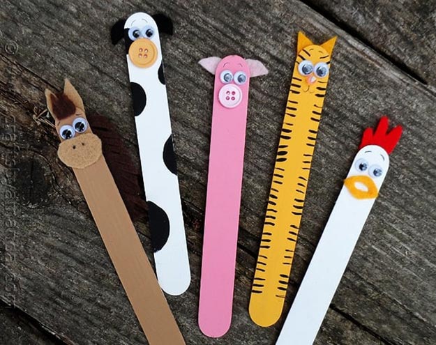 DIY Ideas With Popsicle Sticks - Popsicle Stick Crafts - DIY Popsicle Stick Farm Animals Tutorial - Ideas to Make With Cheap Craft Supplies - Easy and Cheap DIY Crafts for Kids to Make at Home - How to Make Crafts With Popsicle Sticks #teencrafts #diyideas #popsiclestickcrafts