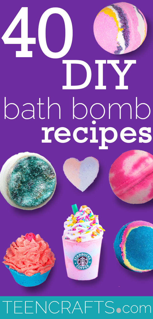 DIY Bath Bombs - Homemade Bath Bomb Recipes to Make at Home - Step by Step Tutorial Ideas, Instructions and Ingredients for Making Bath Bombs - Cupcake, Donut, Amethyst and Geode, Detox, Galaxy and Glitter