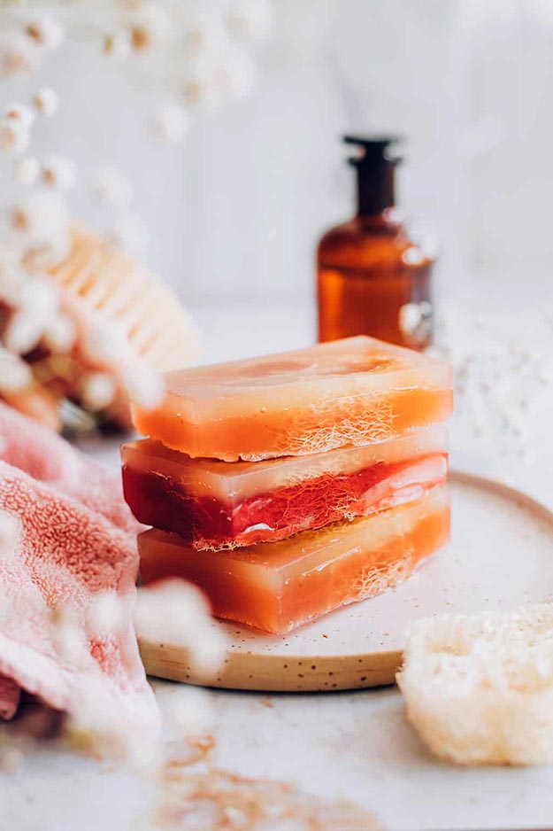 How to Make Soap at Home - How to Make Exfoliating Soaps - Easy Soap Making Recipes Free - Cool Melt and Pour Recipe Ideas - Best DIY Ideas to Sell - DIY Projects for Teens and Adults - Handmade Craft Ideas to Sell with Instructions and Tutorials #teencrafts #soapcrafts #soaprecipes